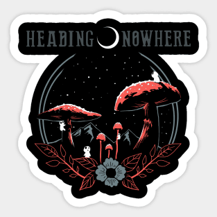 Headed Nowhere Sticker